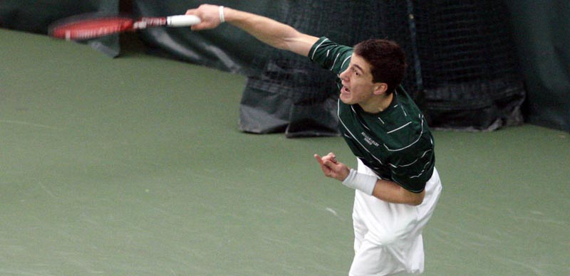 Men’s Tennis: Tribe falters in singles play, falls to No. 34 Northeastern