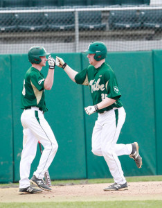 Look for junior first baseman Michael Katz to continue fueling the Tribe's potent offense. COURTESY PHOTO / TRIBE ATHLETICS
