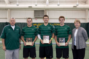 The College celebrated its seniors Saturday. COURTESY PHOTO / TRIBE ATHLETICS 