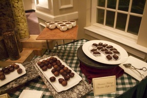 A selection of chocolate treats at an evening dinner. DEVON IVIE / THE FLAT HAT