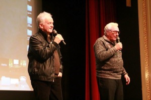 Eenhoorn and Nelson participated in a question and answer session after the film. COURTESY PHOTO / STEPHANIE FAUCHER