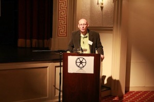 Professor Timothy Barnard introduced the film. COURTESY PHOTO / STEPHANIE FAUCHER