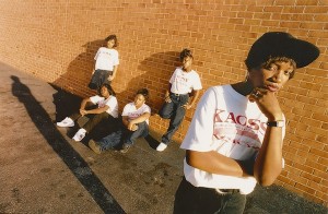 Kaoss was a local rap and dance group from the early 1990s comprised of teens from Hampton and Newport News. Pictured from left to right are Janeta Wilson, 14, of Hampton; Miracle Howard, 14, of Hampton; Michelle Whiting, 16, of Hampton; Keisha Whiting, 14, of Hampton; and Travena Jones, 14, of Newport News. COURTESY PHOTO / SWEM SPECIAL COLLECTIONS