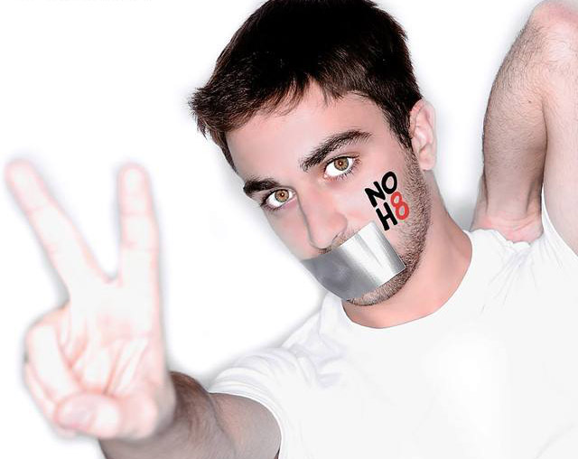 NOH8 campaign holds open photoshoot on campus