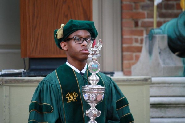 The College mace is used in ceremonial events, like Convocation. ASHLEY RICHARDSON / THE FLAT HAT