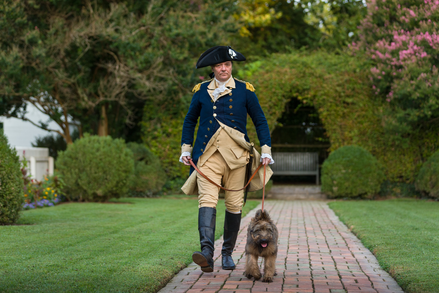 Briard puppy Liberty will act as Colonial Williamsburg’s new mascot and reenactor, portraying George Washington’s dog. COURTESY PHOTO / THE COLONIAL WILLIAMSBURG FOUNDATION
