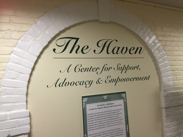 Volunteers for the Haven discuss its first year