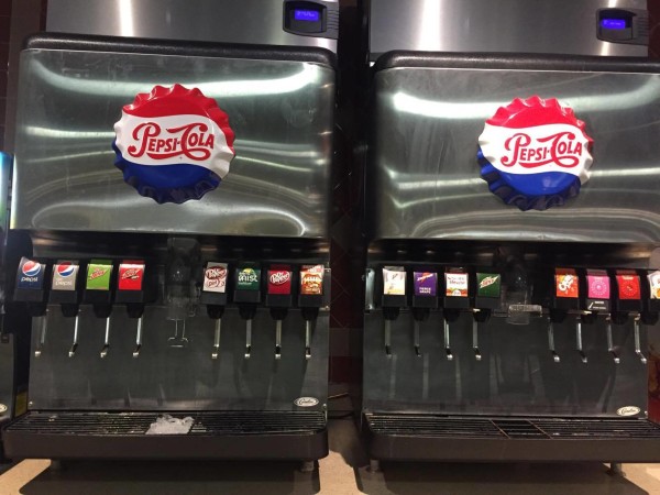 pepsi cola fountain dispenser