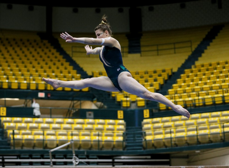 Gymnastics: Men defeat Navy while women split meets with North Carolina and Towson