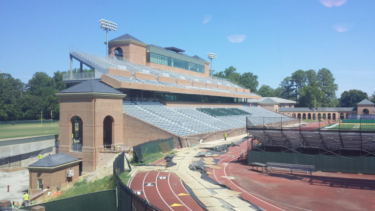 Football: Zable Stadium nears completion