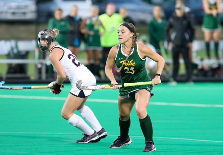 Field hockey: Tribe falls at Fairfield, squeaks by Hofstra