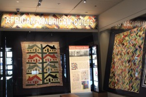 The exhibit "A Century of African-American Quilts" is on display at the Abby Aldrich Rockefeller Folk Art Museum.