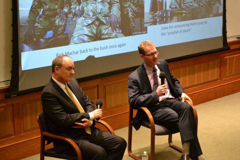 Roessler discusses research, experience in Second Sudanese Civil War in government lecture