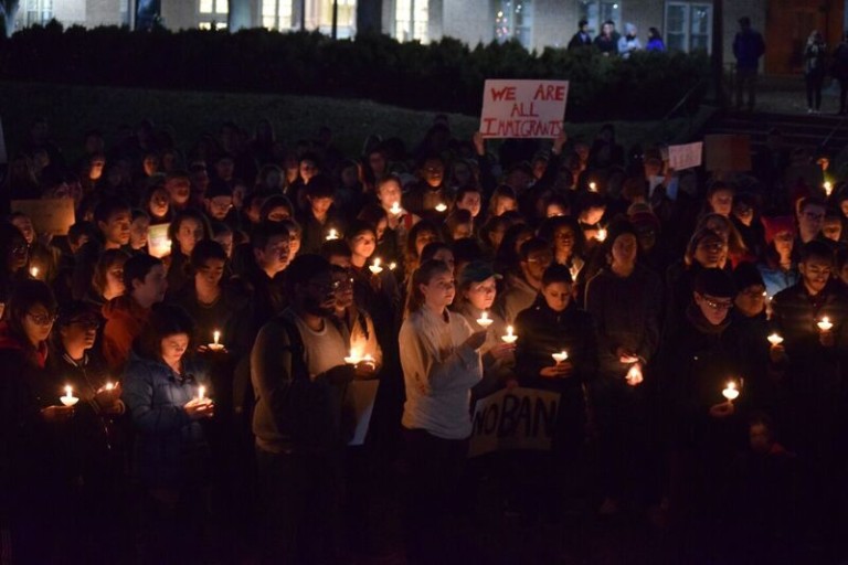 College chooses the right way to protest