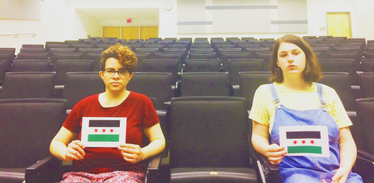 Students rally to save seats: Campaign calls for College to lower barriers for Syrian refugees