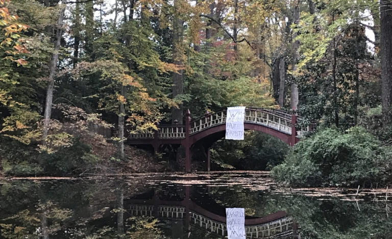 Crim Dell banner incites debate, not change