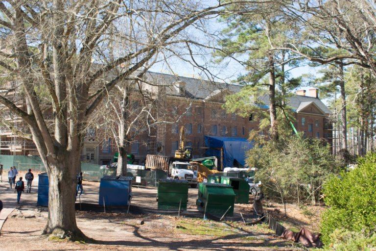 Construction project breathe new life into campus, revitalize new buildings