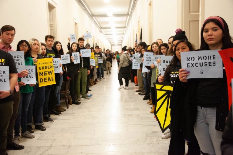 Green New Deal climate activists persist despite arrests