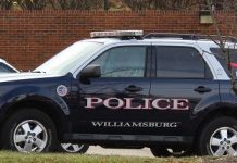 Incident occurs near campus, offender in custody and presents no ongoing threat to community