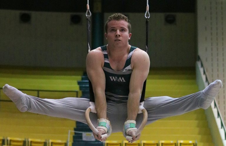 Men’s Gymnastics: Tribe ends regular season with second place finish at home