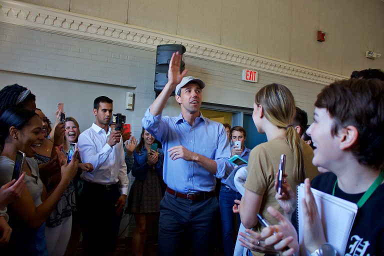 Beto O’Rourke comes to the College