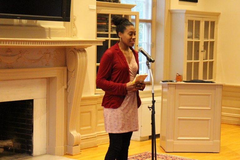 Speaking Up: Charles Center, Reves Center host poetry, performance event featuring alumna Irène Mathieu ’09