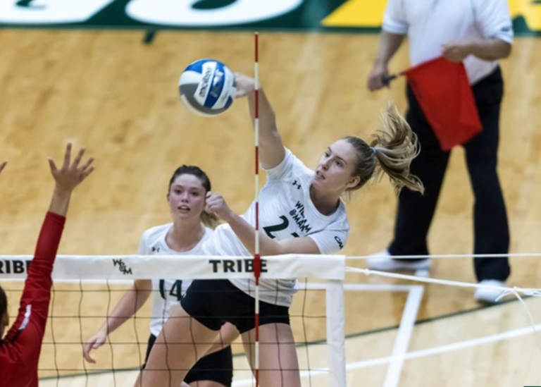 Volleyball: Tribe earns first CAA win of year against North Carolina-Wilmington