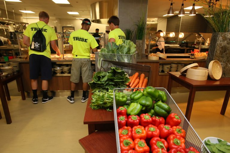 Filth of College dishes and utensils deters students from dining halls