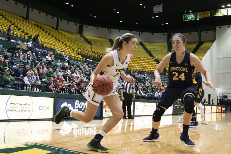 Women’s Basketball: Tribe dominates CAA foe Delaware 78-60