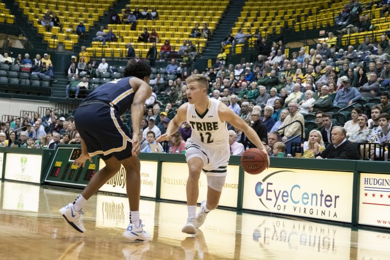 Men’s Basketball: Huge offensive contributions from Loewe lead to win over JMU