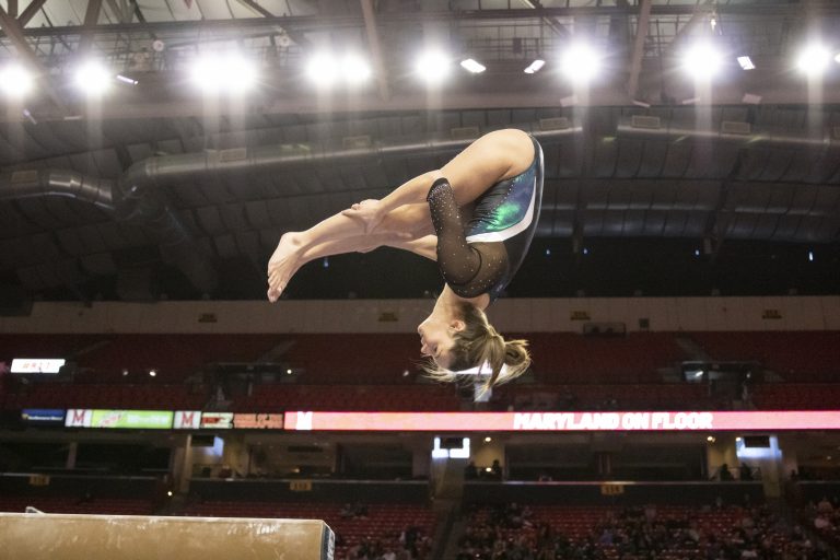 Women’s Gymnastics: Tribe earns fourth at Maryland meet