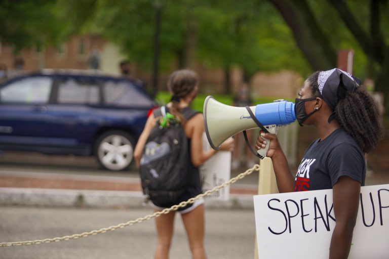 Leading protests, seeking change: Felecia Hayes spearheads Williamsburg demonstrations