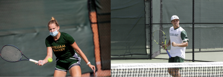 Holding Serve: Graduate Student-Athletes Brenden Volk and Jill van den Dungen excel on and off the courts