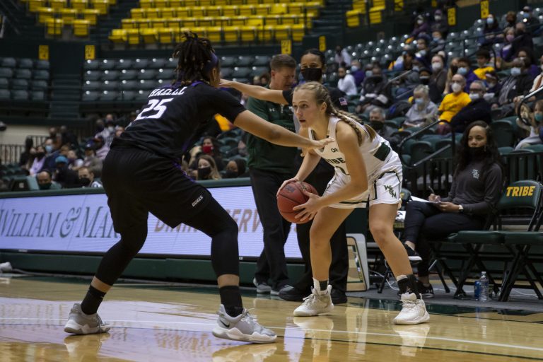 Women’s Basketball: Tribe fall to Dukes after holding 18 point lead in second quarter