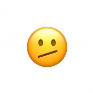 confused emoji iphone