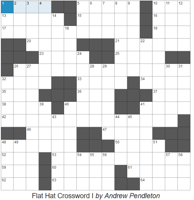 flat caps crossword