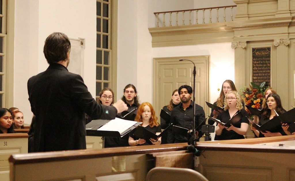 Singing by candlelight the College of William and Mary's Barksdale