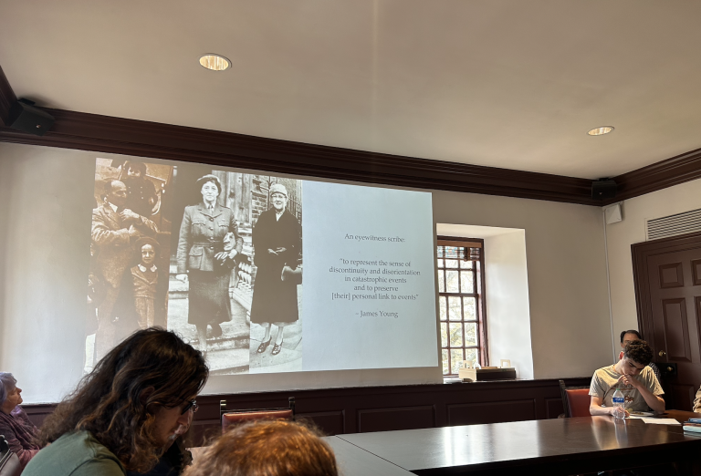 Religious Studies department presents faculty lecture on family building post-Holocaust