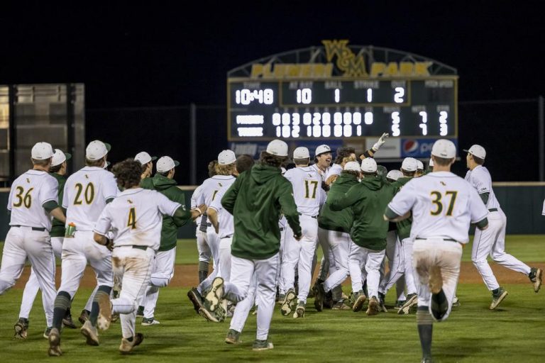 Weekend of walk-offs: Tribe baseball wins exhilarating series against Elon