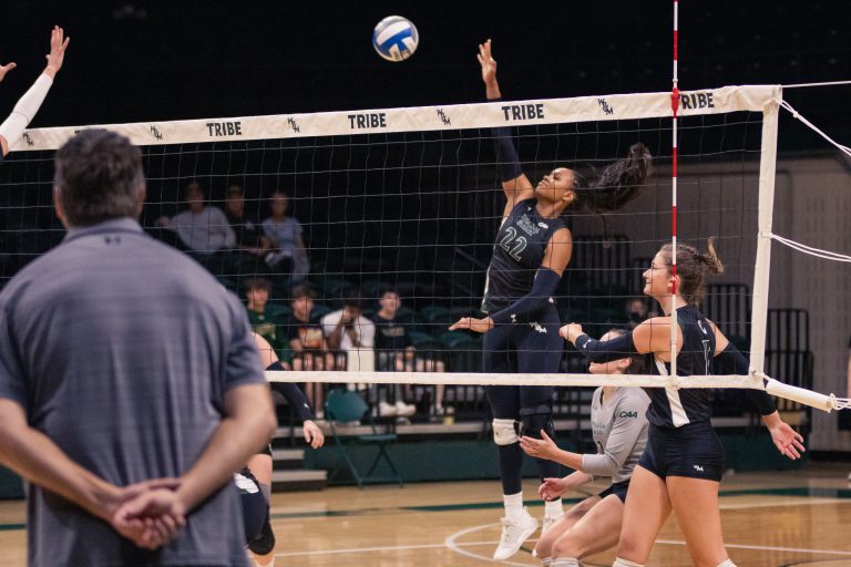 Tribe splits openening matches against CAA rivals