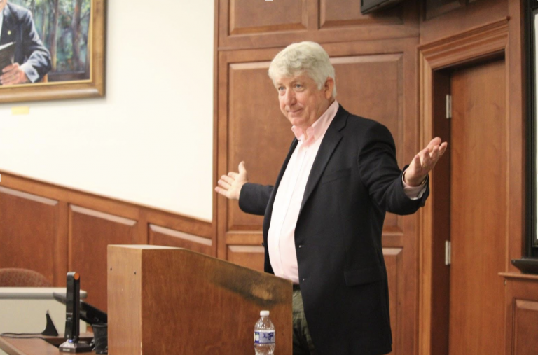 Former Virginia Attorney General Mark Herring gives talk at William and Mary Law School