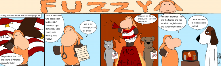 Fuzzy 46: Fuzzy Launches A Political Campaign