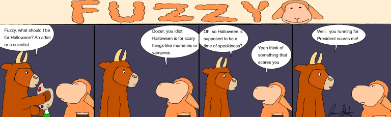 Fuzzy 51: Fuzzy Explains Halloween to Dozer