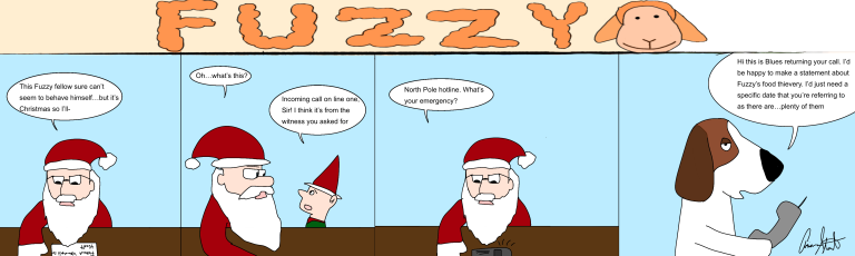 Fuzzy 55: Santa Begins to Check His List