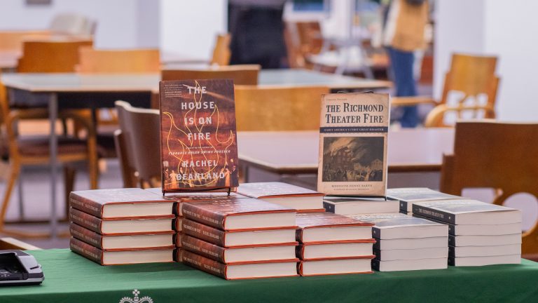 Swem Special Collections hosts Meredith Baker M.A. ‘07, Rachel Beanland, discusses Richmond Theater Fire