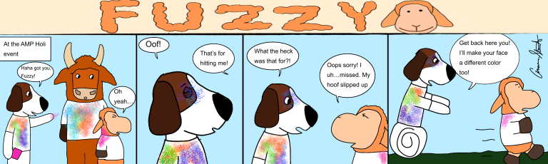 Fuzzy 66: Fuzzy Celebrates Holi With AMP