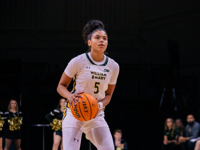 Women’s basketball notches first victory of season at home, wins 66-42