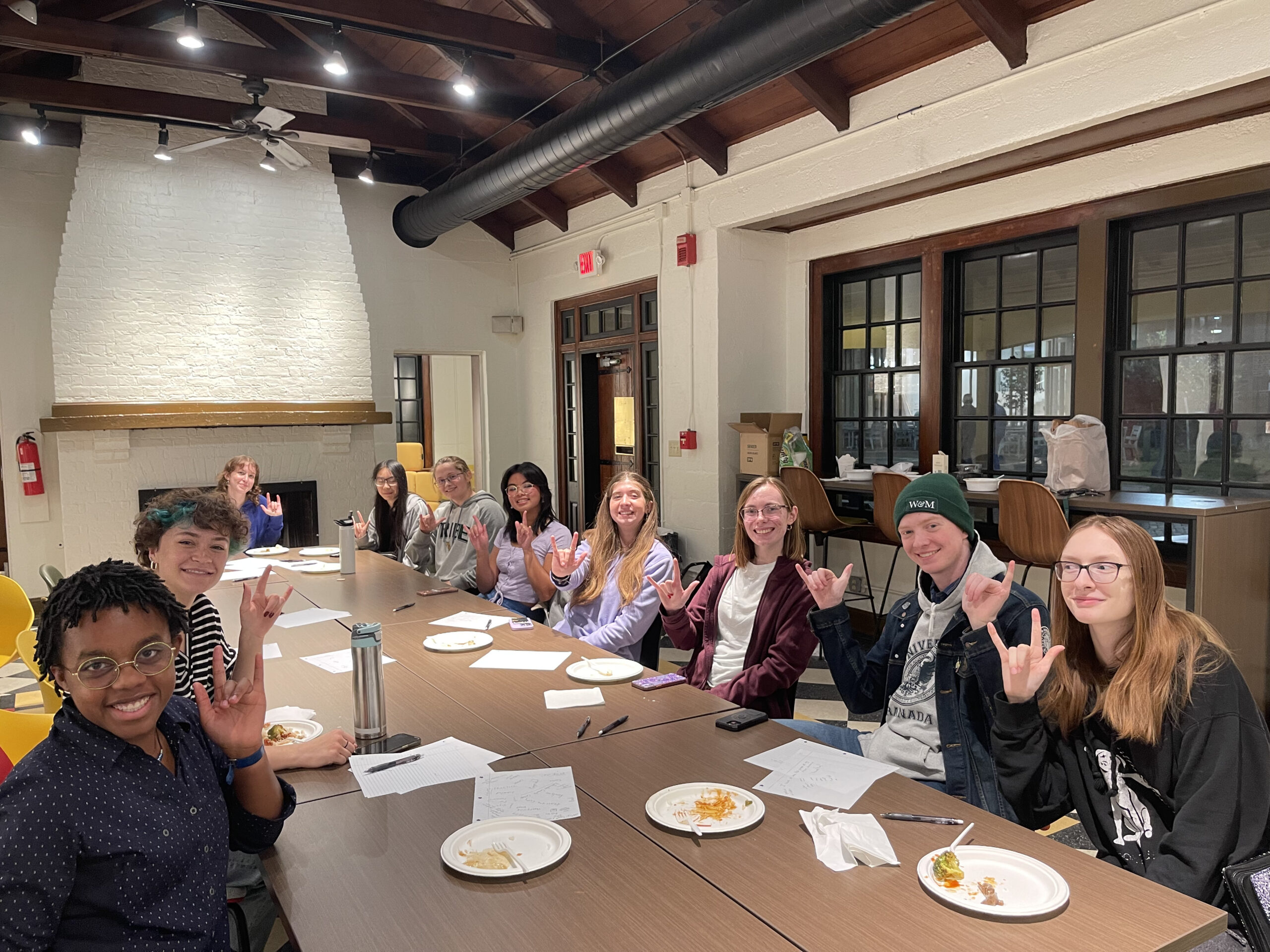 Signing up for ASL Club: American Sign Language Club at College works ...