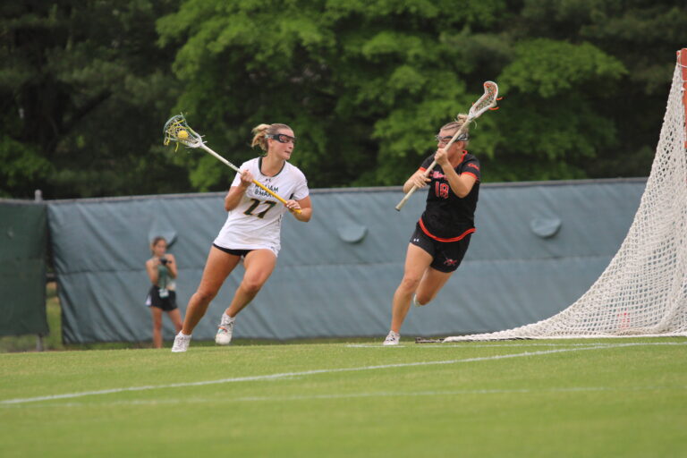 Offensive explosion powers Tribe women’s lacrosse to Senior Day victory