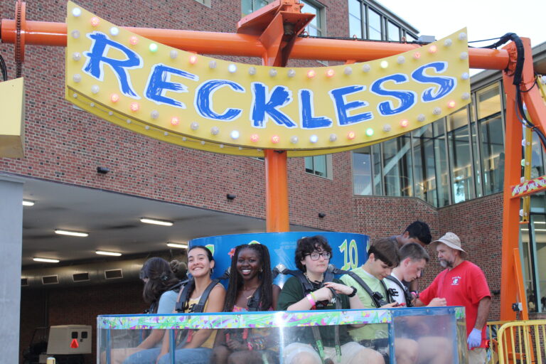 First week festivities : Student Affairs hosts third annual Student Life Neighborhood Block Party